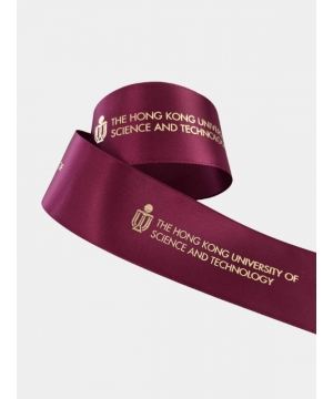 HKUST ribbon in burgundy (per yard)