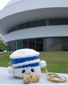 Shaw Auditorium Plush Shoulder Pouch