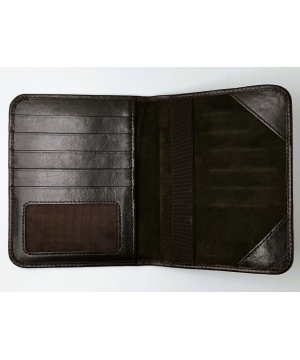 HKUST Leather Passport Case with RFID (Black/ Brown/ Tan)