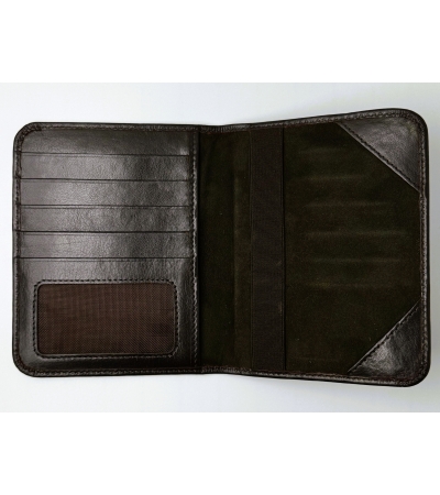 HKUST Leather Passport Case with RFID (Black/ Brown/ Tan)