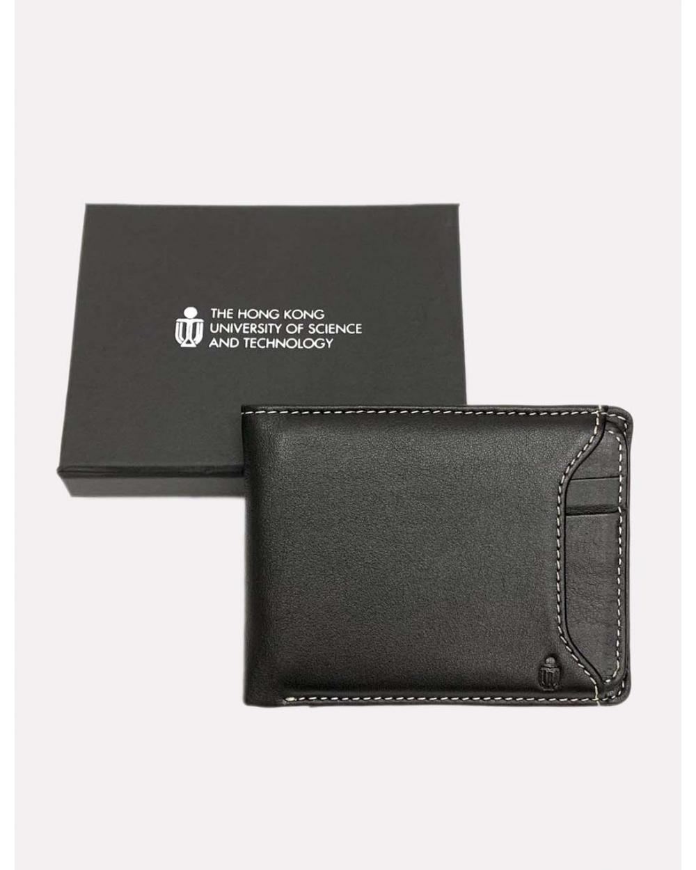HKUST 2 In 1 Lamb Leather Wallet With Cardholder