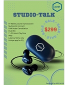 AUVI Studio-Talk True Wireless Earbuds