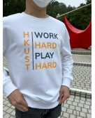 HKUST crew neck sweatshirt (grey/white)
