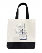 2-tone "HKUST SA Graphic" tote bag