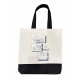 2-tone "HKUST SA Graphic" tote bag