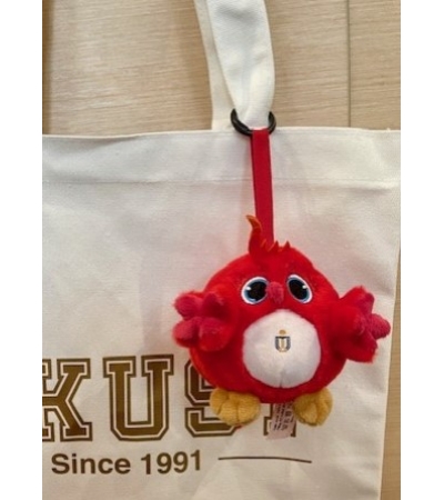 Mini Red Birdie keychain