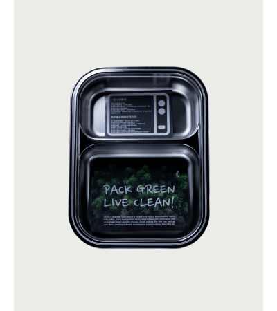 Microwavable stainless steel container (800ml)