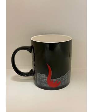 Heat Changing mug with University outlines