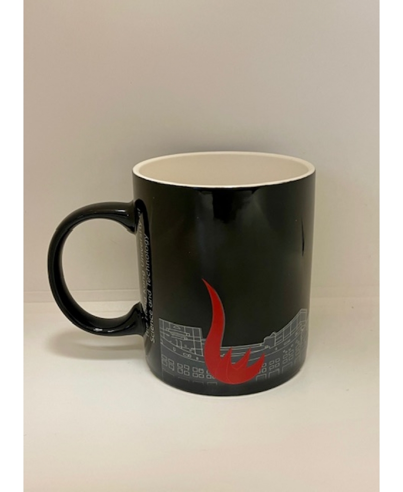 Heat Changing mug with University outlines