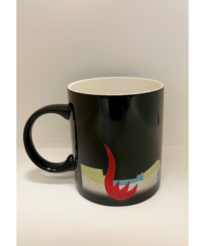 Heat Changing mug with colourful University outlines