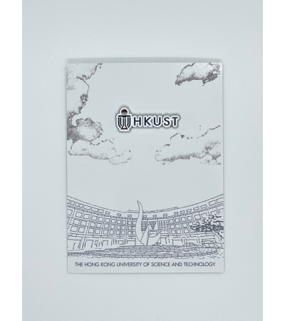 HKUST Butterfly Metal Pin with card