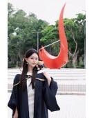 Graduation Bear Shoulder Plush with Keychain