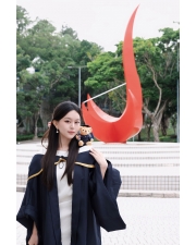 Graduation Bear Shoulder Plush with Keychain