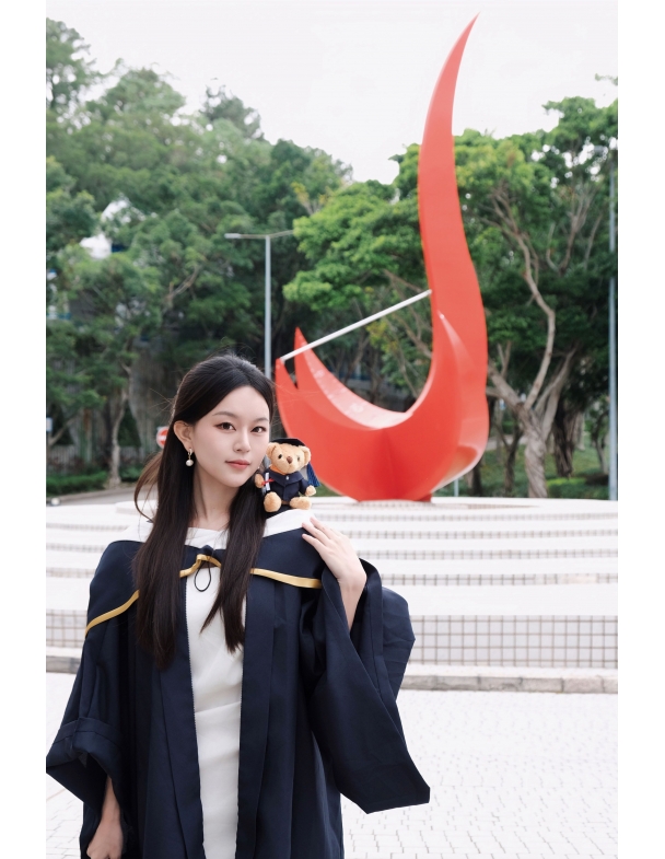 Graduation Bear Shoulder Plush with Keychain