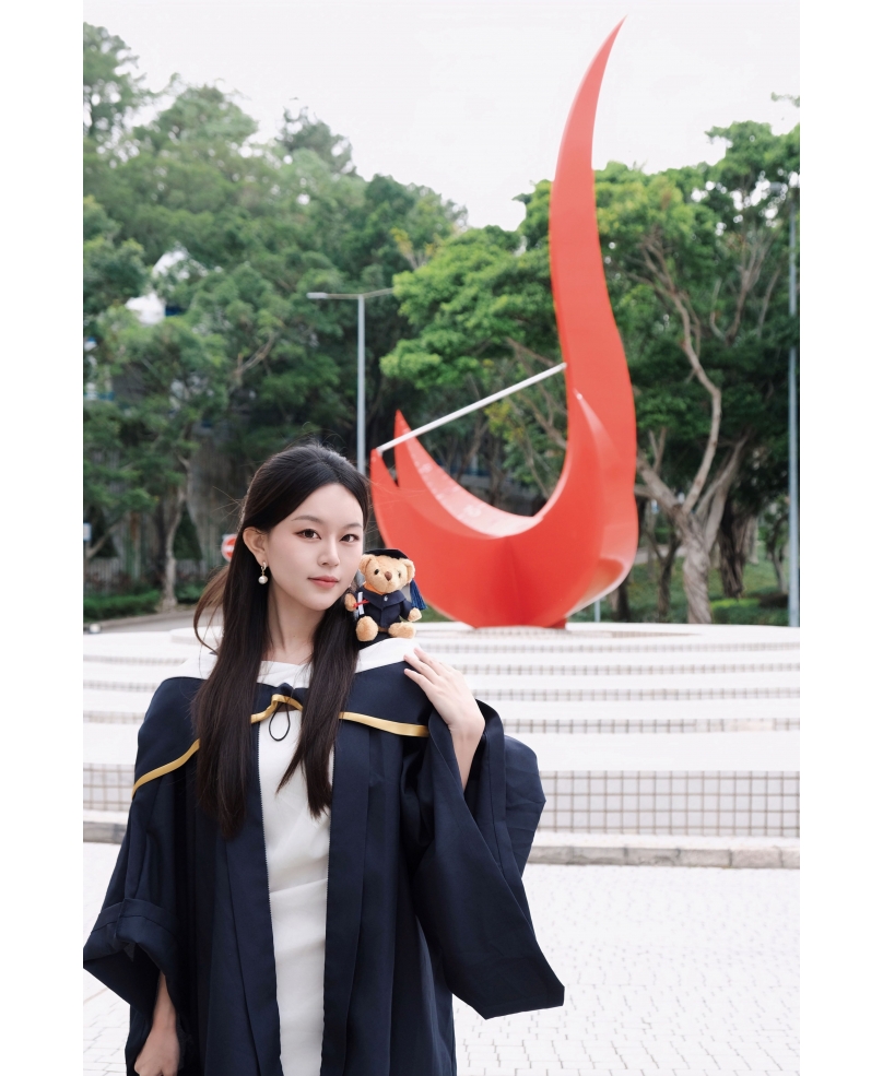 Graduation Bear Shoulder Plush with Keychain