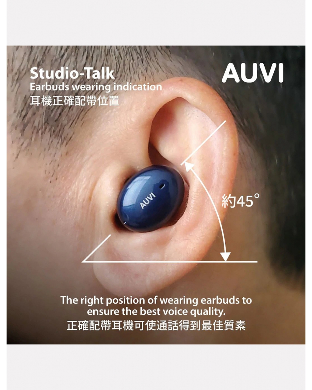 AUVI Studio-Talk True Wireless Earbuds