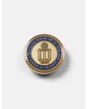 Metal University Pin with clasp