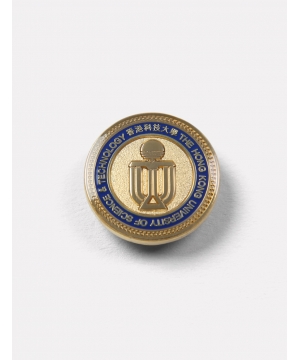 Metal University Pin with clasp