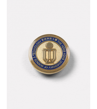 Metal University Pin with clasp
