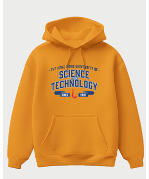HKUST New Typography Hoodie (Gold)