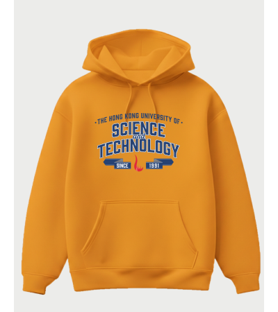 HKUST New Typography Hoodie (Gold)