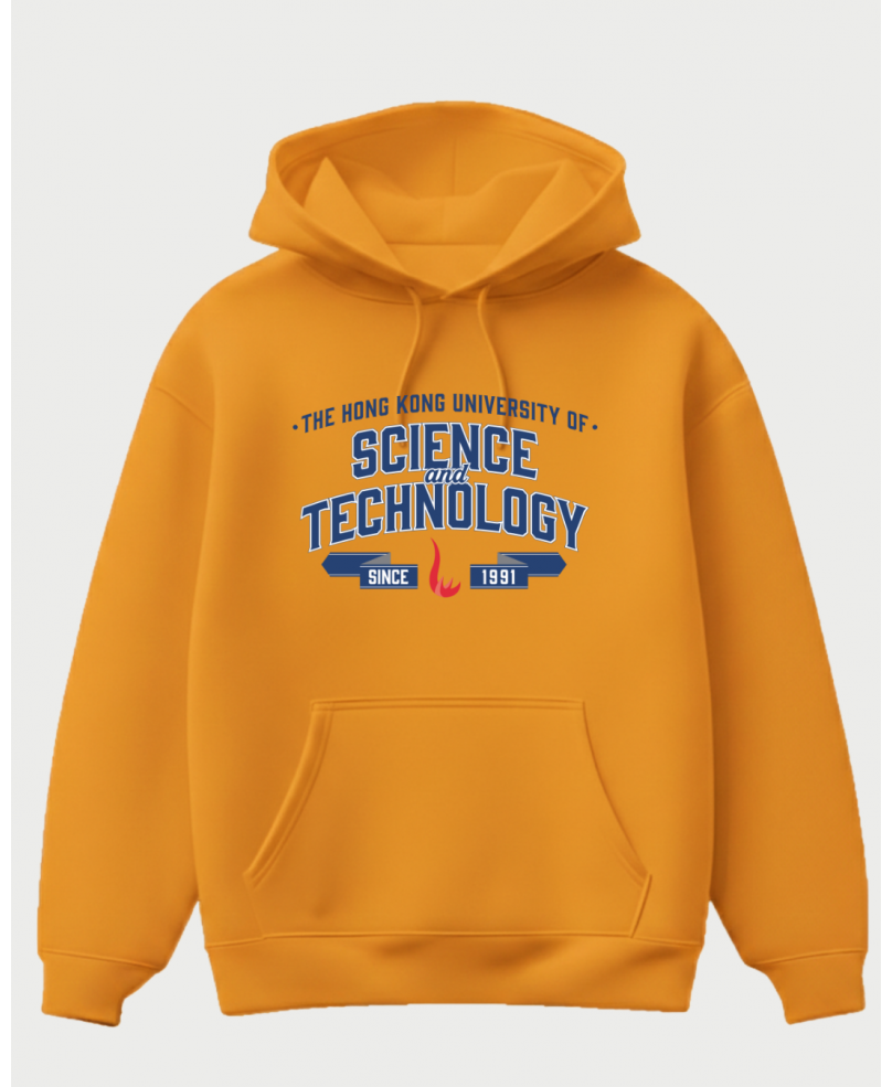 HKUST New Typography Hoodie (Gold)