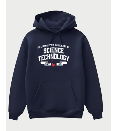 HKUST New Typography Hoodie (Navy)